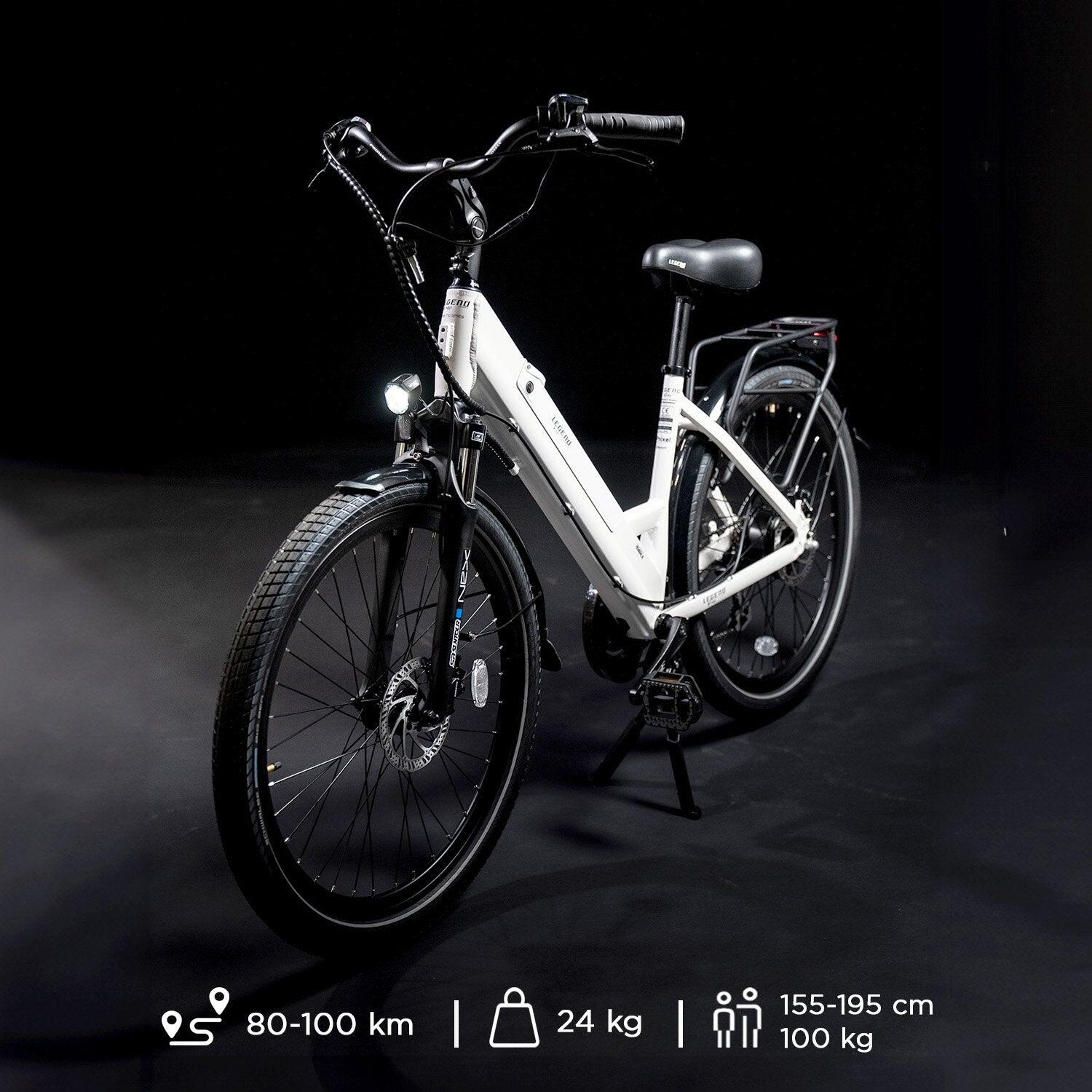 E-Bike E-Citybike Tiefeinsteiger - Legend Milano 26" 14 Ah Weiß 2/9