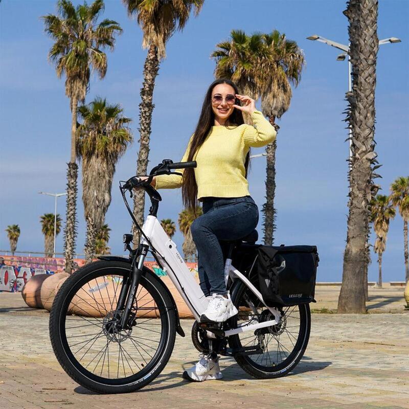 E-Bike E-Citybike Tiefeinsteiger - Legend Milano 26" 10.4 Ah Weiß