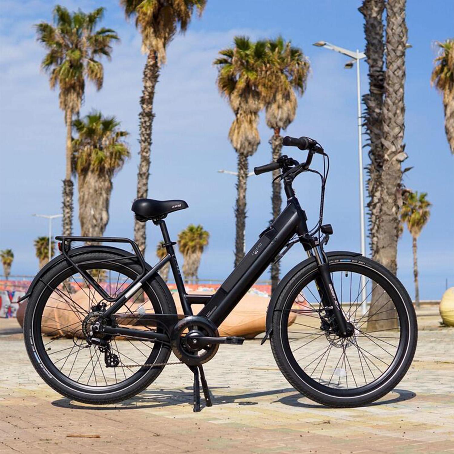 E-Bike E-Citybike Tiefeinsteiger - Legend Milano 26" 14 Ah Schwarz 6/9