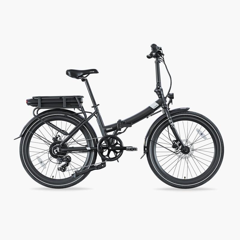 24" Bicicletă electrică urbană pliabilă - Legend Siena 13Ah Negru