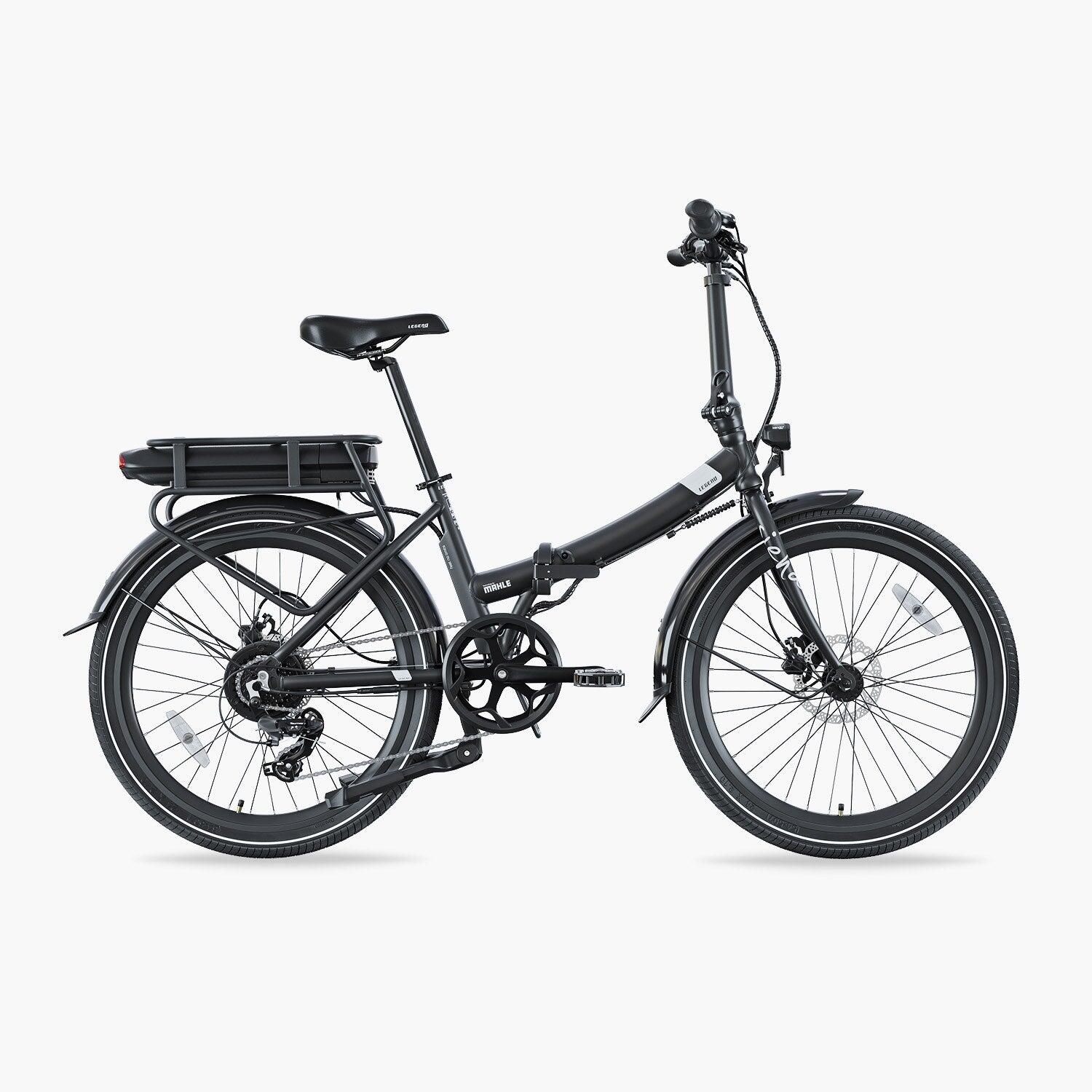 Legend E Bikes - Vélo De Ville Pliant À Assistance Électrique 24" - Legend Siena 13ah Noir - Vélo Pliant - Noir - 42 M/l - Decathlon