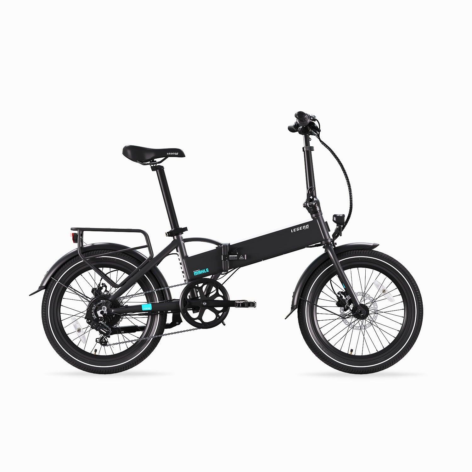 20" Smartbike Folding Electric Bike - Legend Monza 14Ah Black