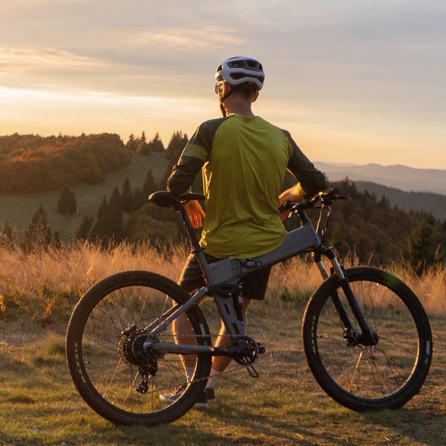 RECONDITIONED - Folding Electric Mountain Bike - Legend Etna SR 14Ah Black - VERY GOOD CONDITION