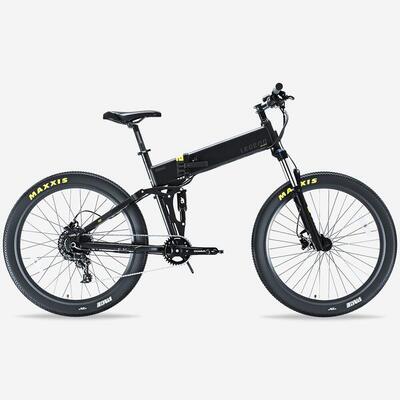 Tweedehands - opvouwbare ebike mtb - legend etna 14ah zwart - zeer goede staat