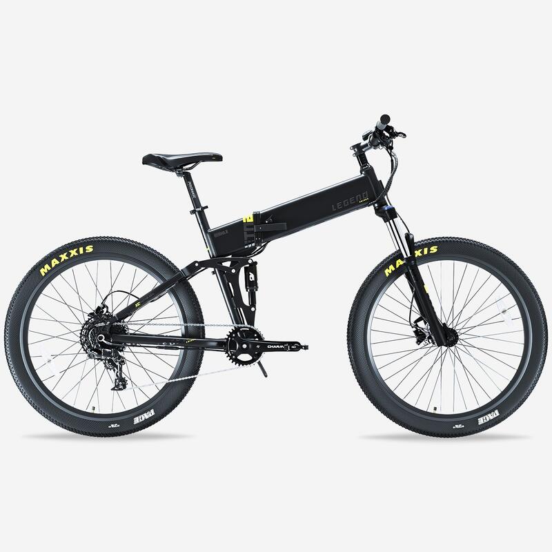 27,5" Bicicletă electrică de munte pliabilă - Legend Etna SR 10.4Ah Negru