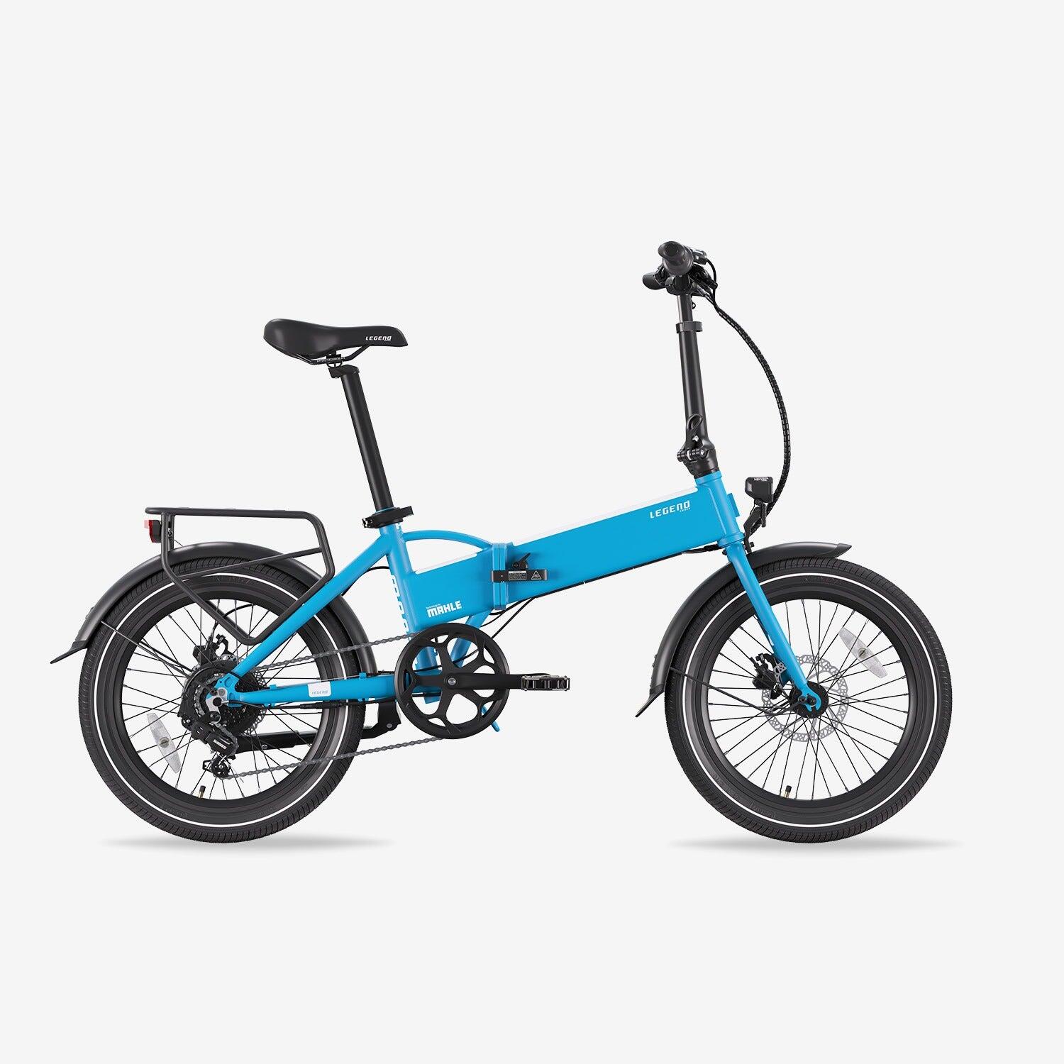 20" Smartbike Folding Electric Bike - Legend Monza 14Ah Blue