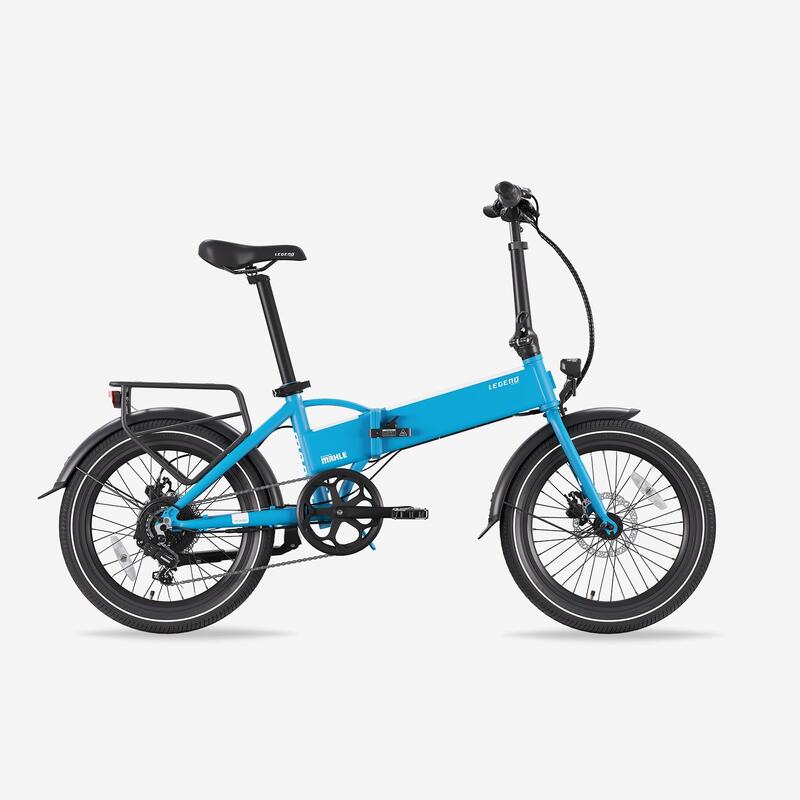 E-Bike Faltrad Klapprad - Legend Monza 20" 10.4 Ah Blau