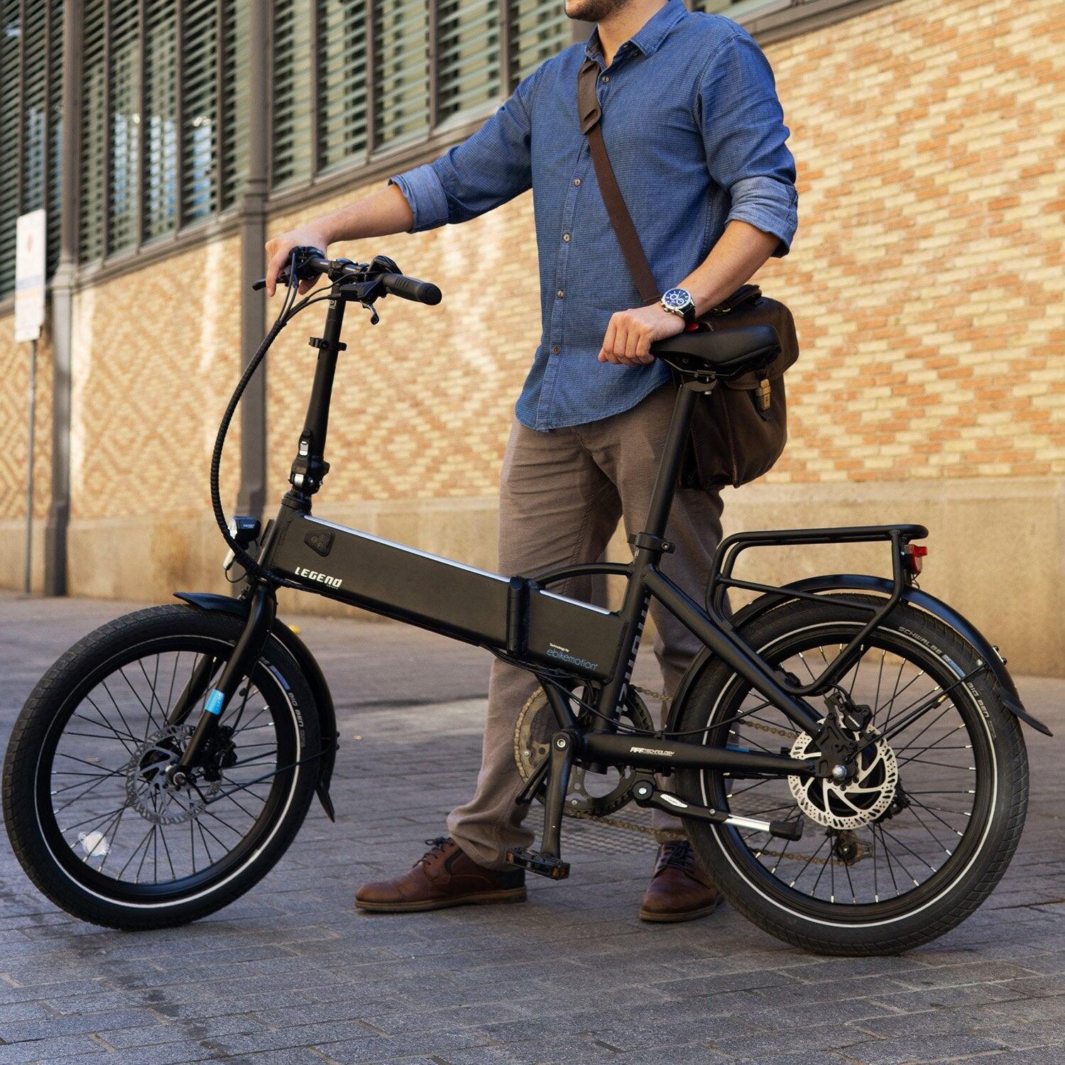 Tweedehands - eBike vouwfiets - Legend Monza 14Ah Zwart - Zeer goede staat 6/9