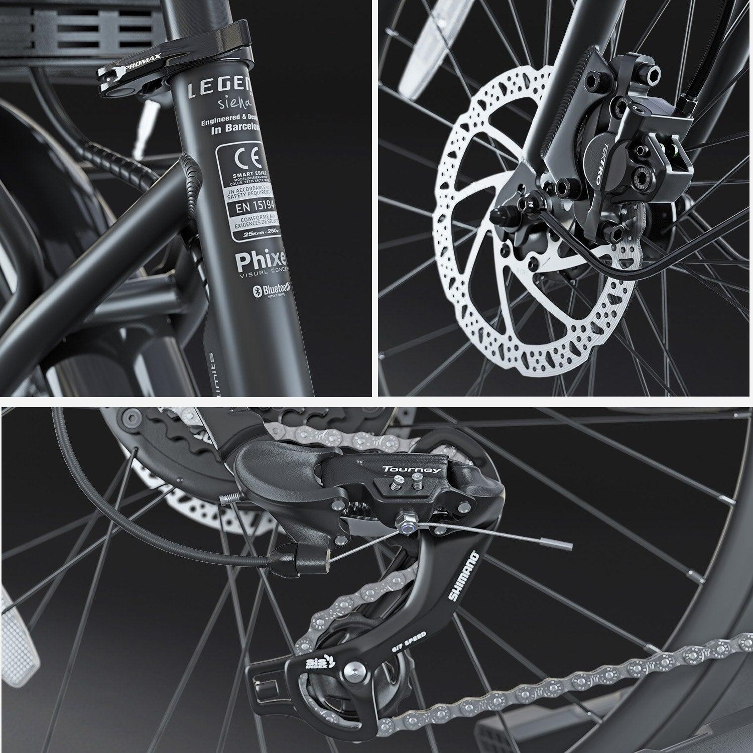 Tweedehands - eBike vouwfiets 24" - Legend Siena 13 Ah Rood - Zeer goede staat 3/9