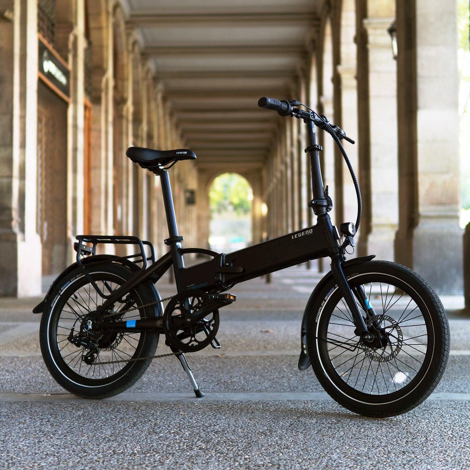 Tweedehands - eBike vouwfiets - Legend Monza 14Ah Zwart - Zeer goede staat 5/9
