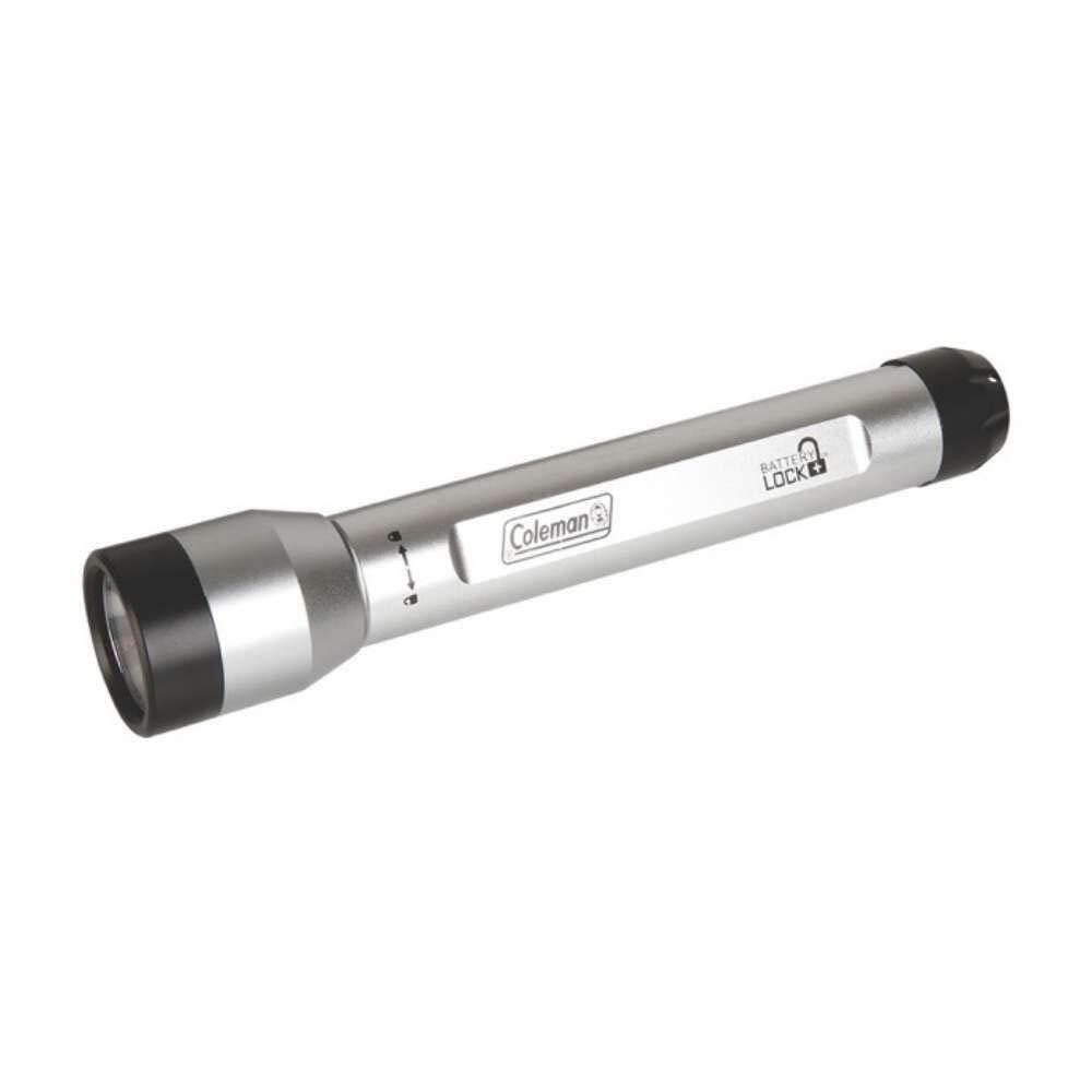 Coleman Batterylock Divide+ 200 LED Aluminum Flashlight, Silver