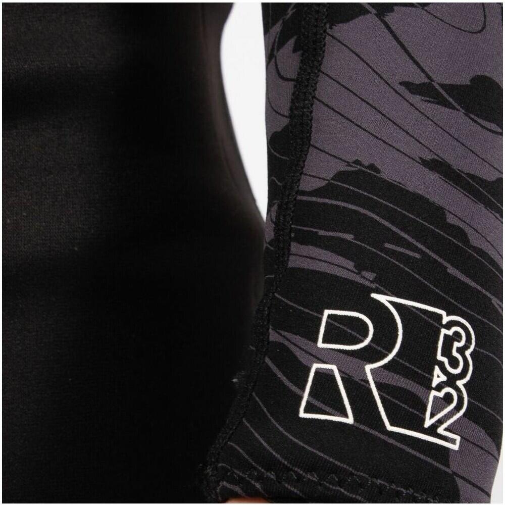 Enfants Response 3/2mm Flatlock Back Zip Combinaison Néoprène - Black / Contour 5/7