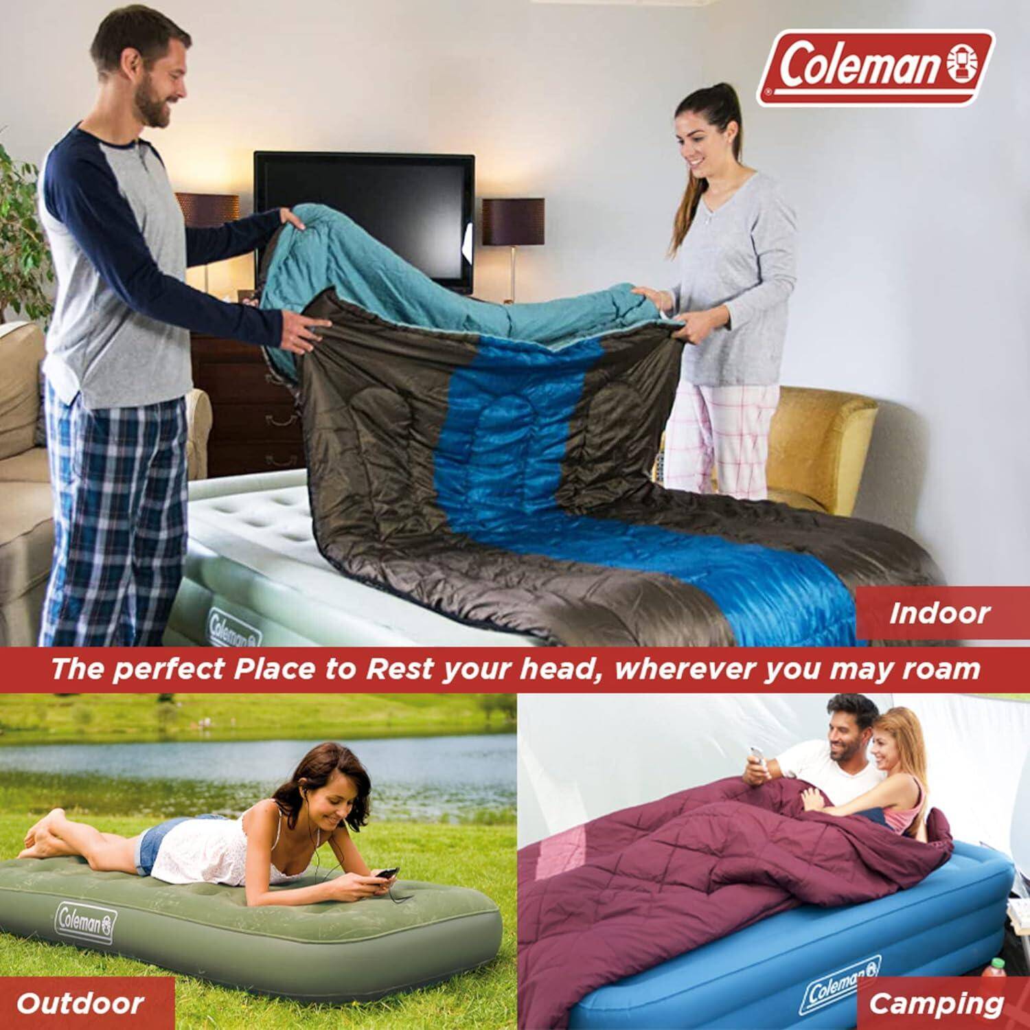 Inflatable Camping Mattress Maxi Comfort Airbed Raised King -  5