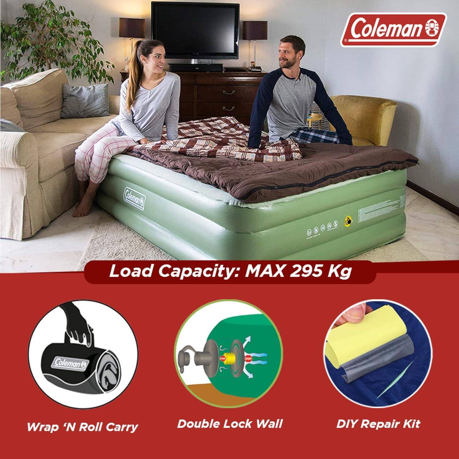 Inflatable Camping Mattress Maxi Comfort Airbed Raised King -  4