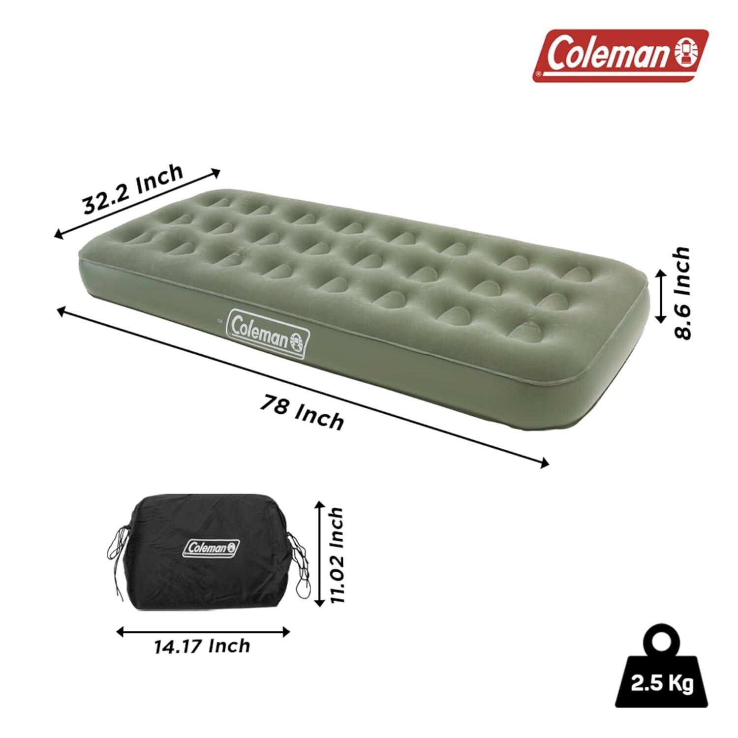 Inflatable Camping Mattress Maxi Comfort Airbed Single -  2
