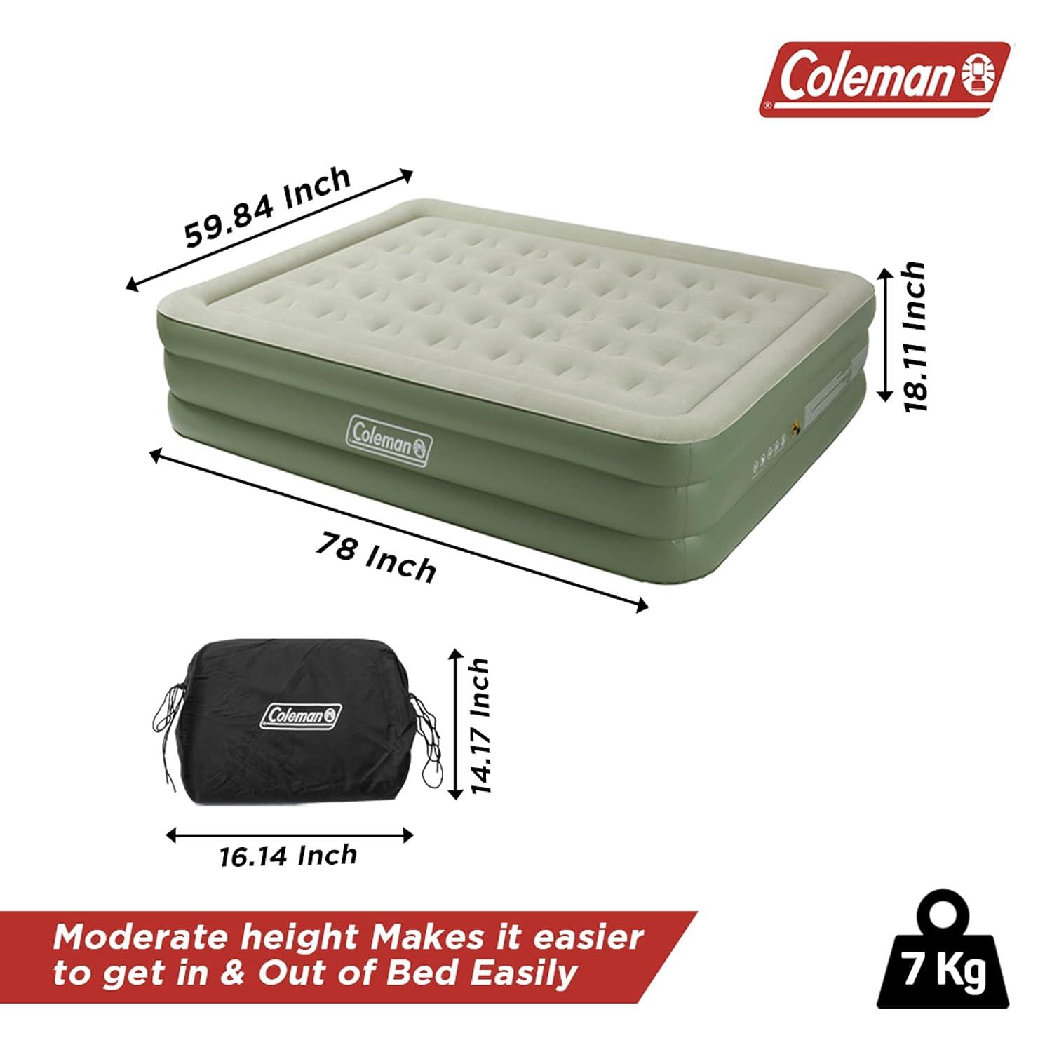 Coleman maxi comfort raised king hotsell