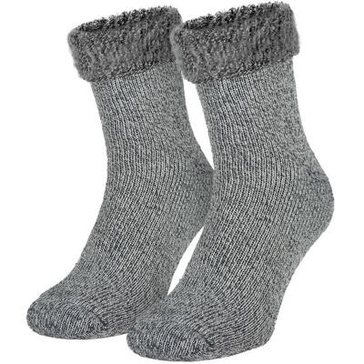 Thermosocken Herren 'fleecy' | Kuschelsocken | One Size | Anthrazit