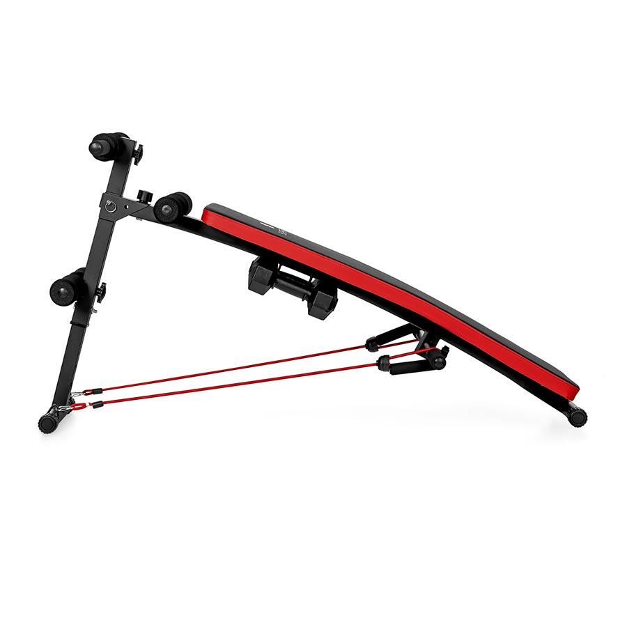 Ławka skośna z linkami Sapphire XG-015 hantle 2x1,5 kg
