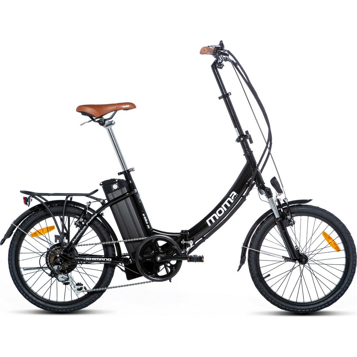 Moma Bikes - Reconditionné - Vélo Electrique Pliant E.20,2 - Autonomie 80km - Excellent - Vélo Pliant - Noir - Decathlon