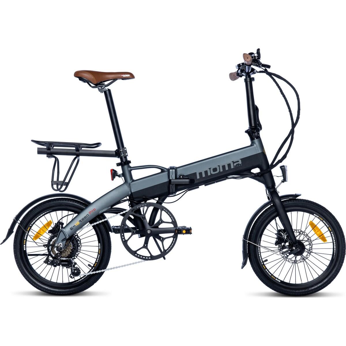 Moma Bikes - Vélo Electrique Pliant, E-bike E-18teen,shimano 7v,batterie Ion Lithium 36v 9ah - Vélo Pliant - Gris|marron|noir - No Size - Decathlon