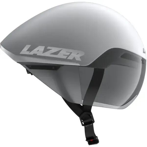 Lazer Victor KinetiCore Cycle Helmet Matt White Silver Medium