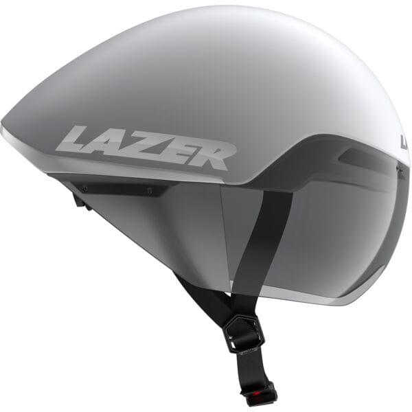 Lazer Victor KinetiCore Cycle Helmet Matt White Silver Medium 1/4