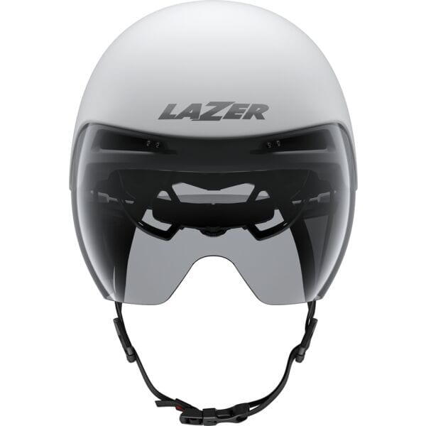 Lazer Victor KinetiCore Cycle Helmet Matt White Silver Medium 2/4