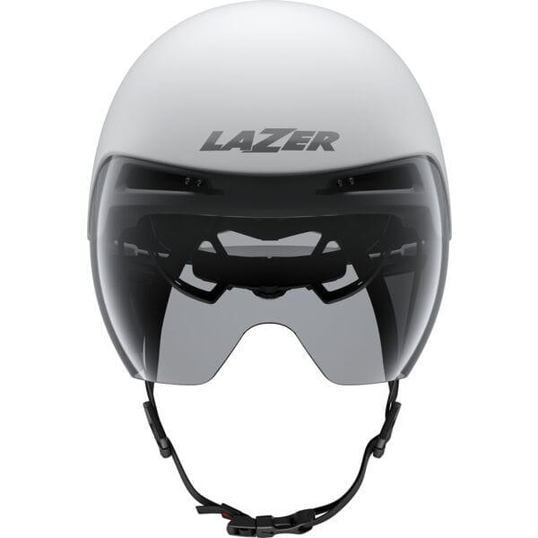 Lazer Victor KinetiCore Cycle Helmet Matt White Silver Medium 2/4