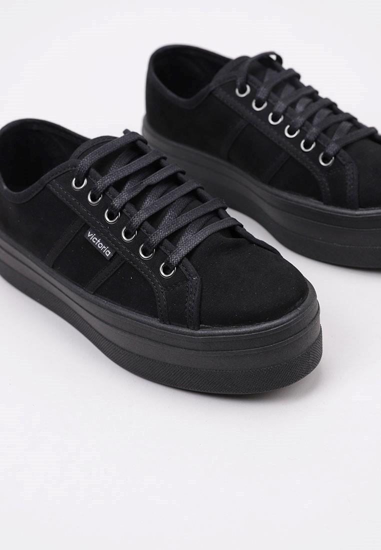 Zapatillas Mujer Victoria Barcelona Antelina Negro 3/6