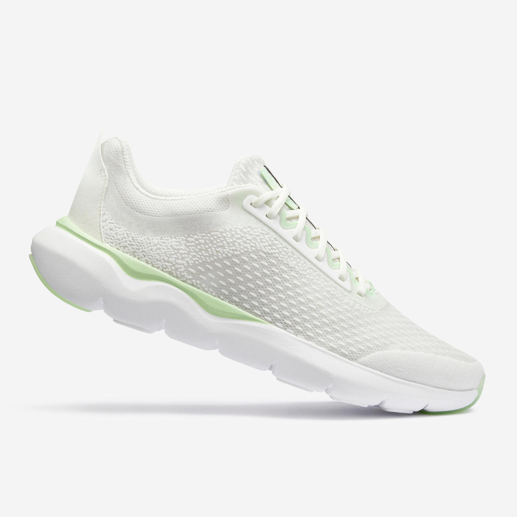 Refurbished Mens running shoes - Light Green and Off-White - A Grade 1/7