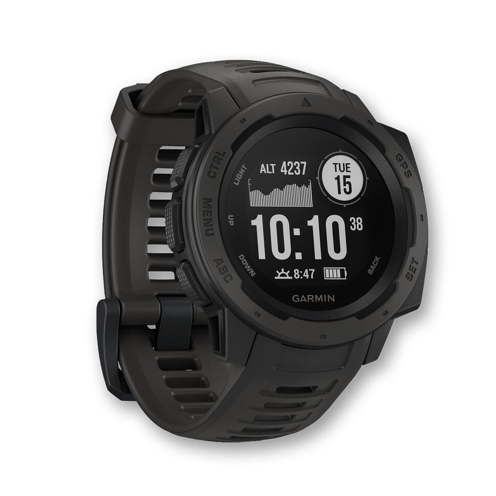 Decathlon UK Garmin Refurbished GPS Heart Rate Outdoor Smartwatch Instinct - C Grade