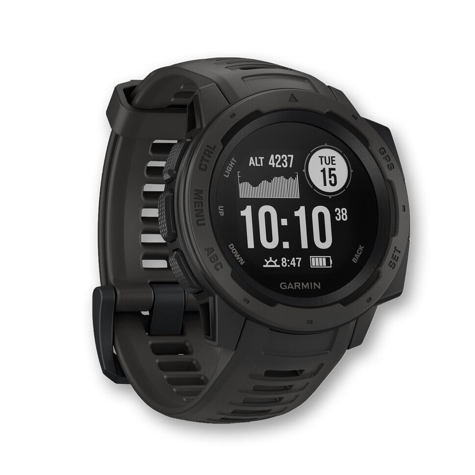 GARMIN Refurbished GPS Heart Rate Outdoor Smartwatch Instinct - C Grade