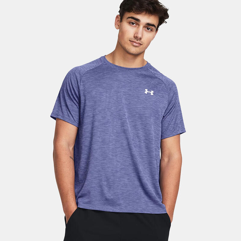 T-shirt Under Armour Heren Ua Tech™ Textured Blauw