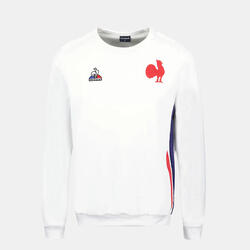 Sweat Col Rond Blanc Xv De France