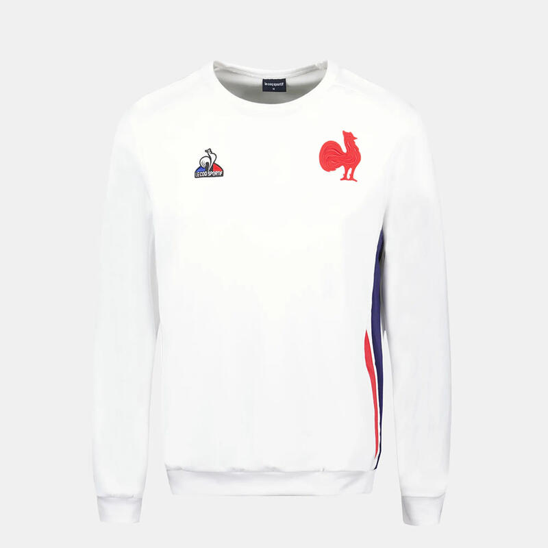 Witte Ronde Hals Sweatshirt Xv Van Frankrijk