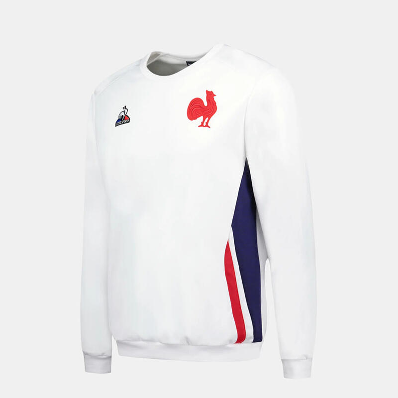 Witte Ronde Hals Sweatshirt Xv Van Frankrijk