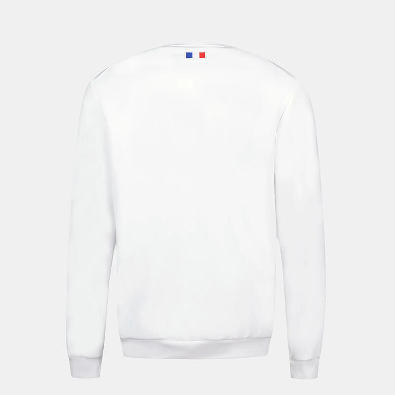 Witte Ronde Hals Sweatshirt Xv Van Frankrijk