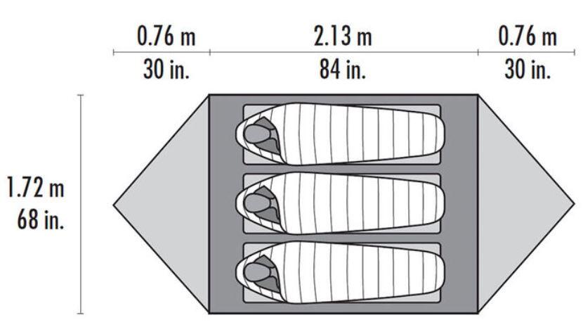 Tente de Randonnée MSR Mutha Hubba NX 4/6
