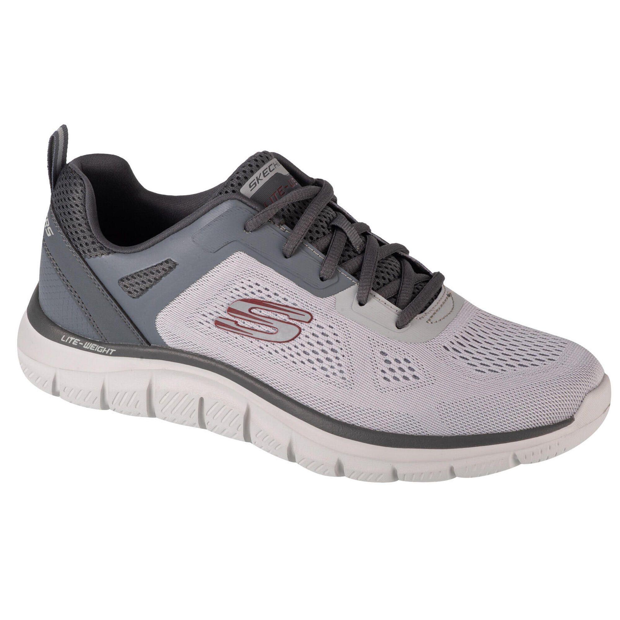 Skechers - Sneakers Pour Hommes Track-broader - Baskets - Blanc|gris - 47,5 - Decathlon