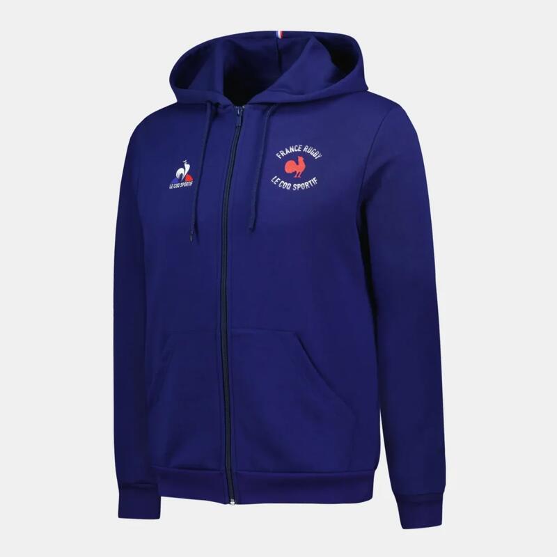 SWEAT ZIPPÉ À CAPUCHE ADULTE FRANCE RUGBY