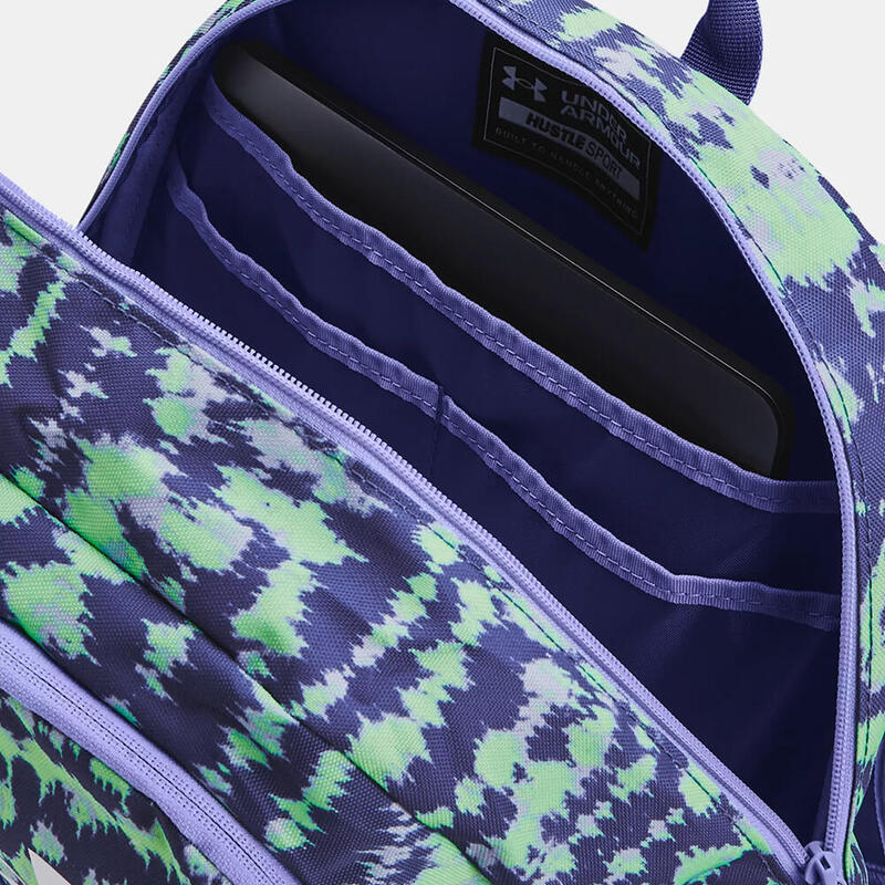 SAC À DOS 20L UNDER ARMOUR HUSTLE SPORT MATRIX VERT & STARLIGHT