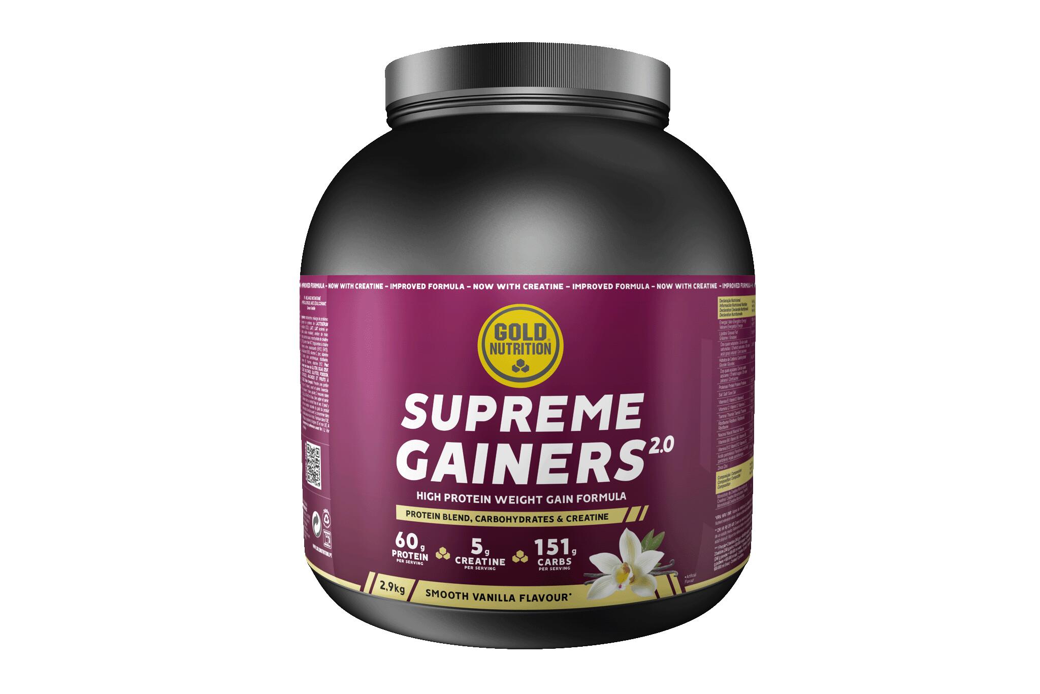 Protein de soro supreme gainers 2.0 baunilha - 2,9kg