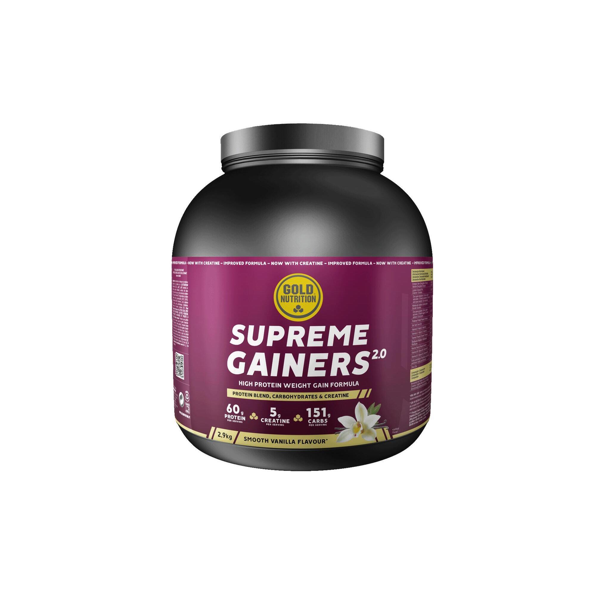 PROTEIN DE SORO SUPREME GAINERS 2.0 BAUNILHA - 2,9kg