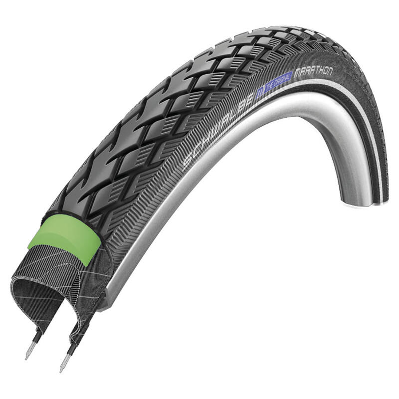 Pneu - Schwalbe - Marathon G-Guard - 28 pouces x 1 1/4 - Noir réfléchissant