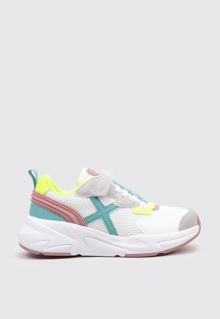 MUNICH Ténis Ténis Munique MINI TRACK VCO branco para crianças