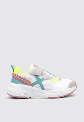 Zapatillas Deportivas Sneakers Niños Munich MINI TRACK VCO blanco