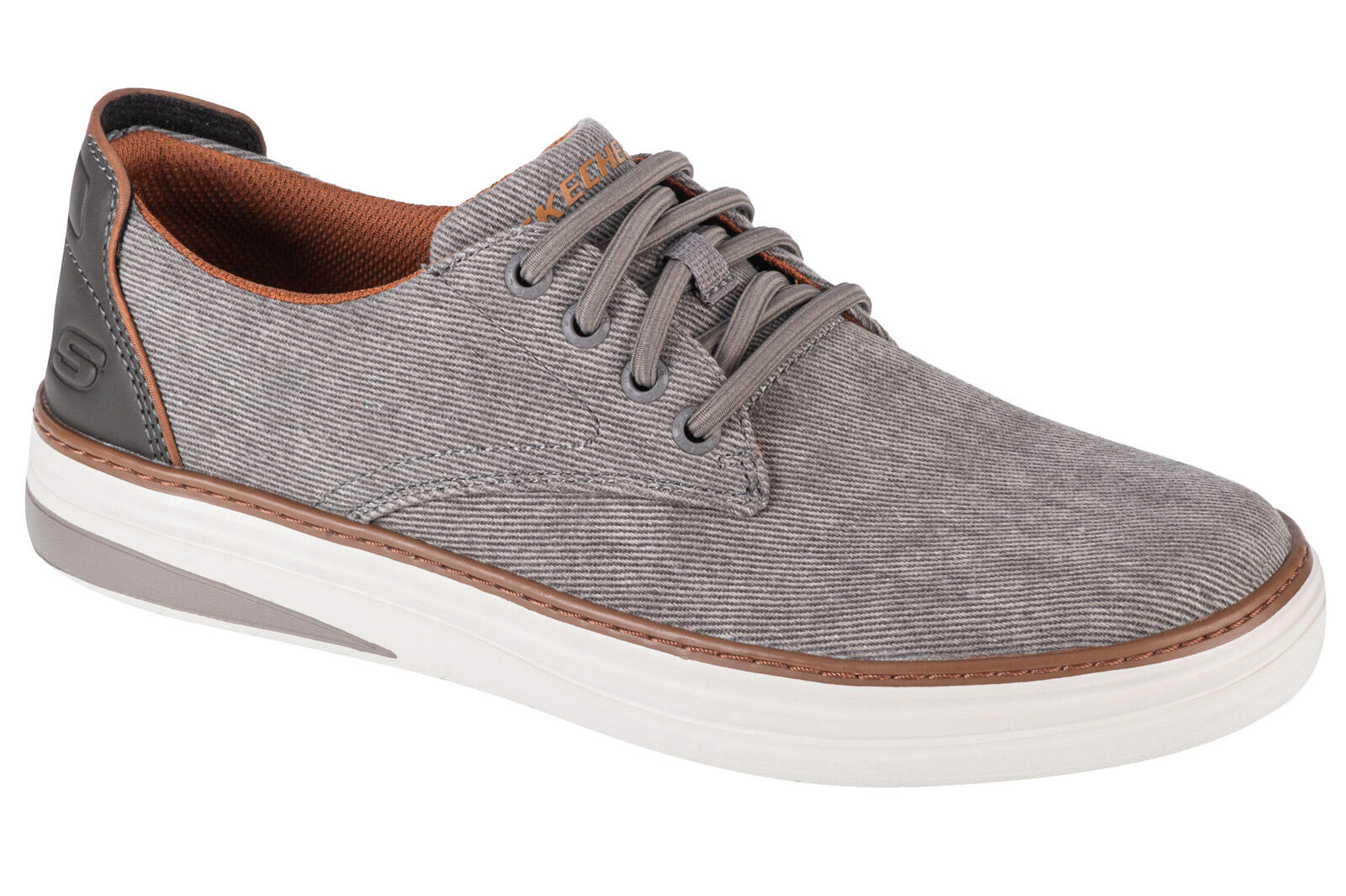 SKECHERS Zapatillas hombre Skechers Relaxed Fit: Solvano Gris