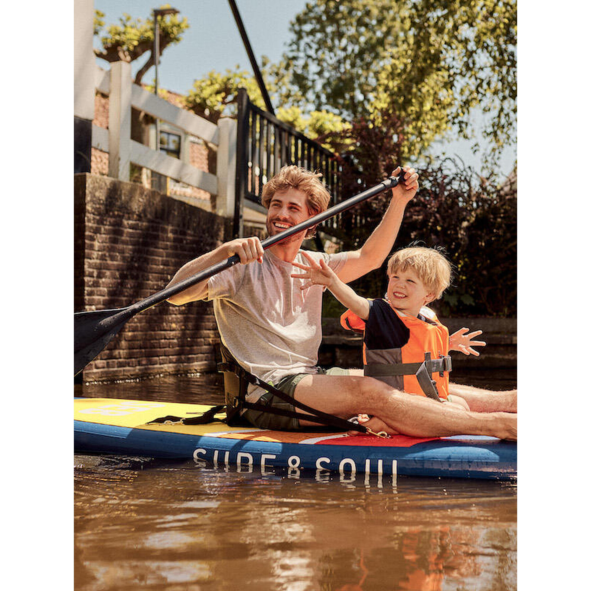 SEB SUP 10.6 Navy - Amarillo Neón / Tabla Sup Inflable – Paddle – Tabla Sup