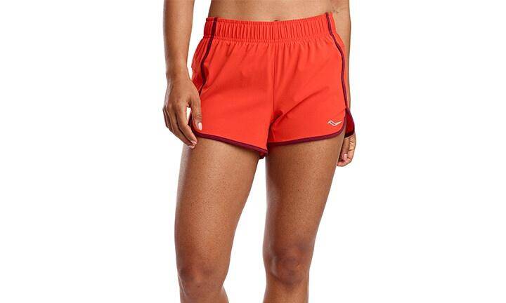 Saucony Women Outpace 3 Inches  Short-Poinciana-M