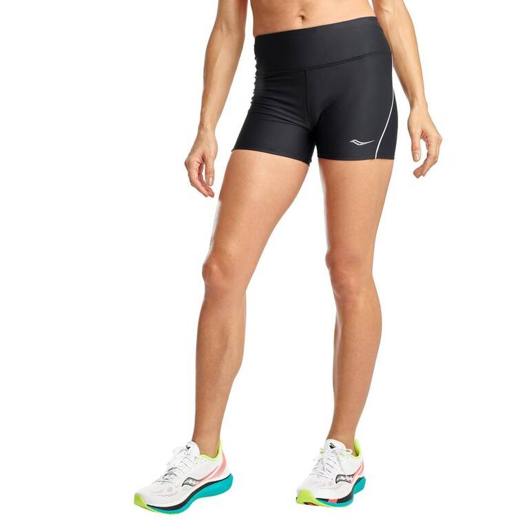 Saucony Women Fortify 3 Inches Hot Short-Black-M